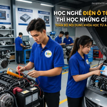 Học Nghề Điện Ô Tô Thì Học Những Gì? Toàn Bộ Nội Dung Khóa Học Từ A–Z