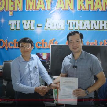 Học viên online sửa chữa Tivi : Anh Vũ Đình An trở thành 